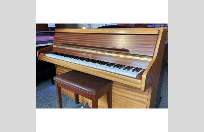 Bentley Satin Mahogany 108 Modern Compact Upright Piano, Used Trade Price Bargain (SN:148121) - Image 5
